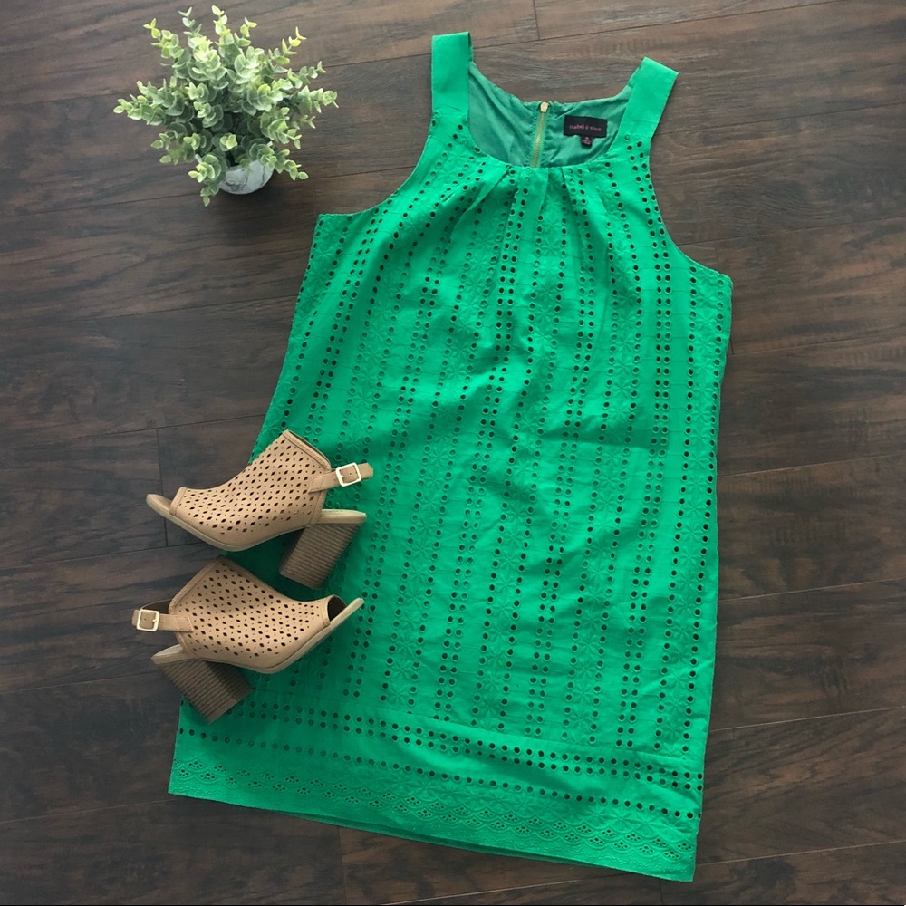 isabel & nina Eyelet Shift Dress